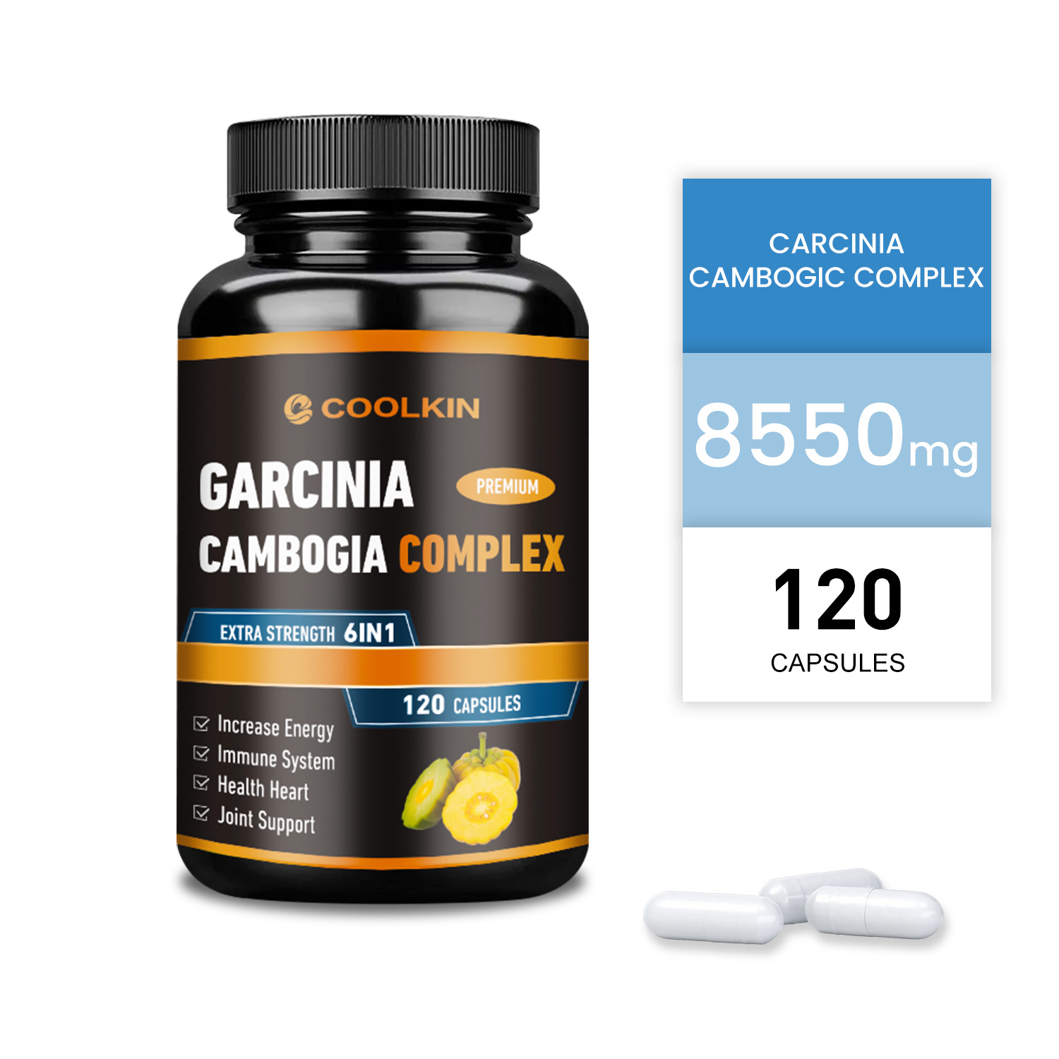 Garcinia Cambogia Extract - Garcinia Gengibre e Fat Burner, Detox,