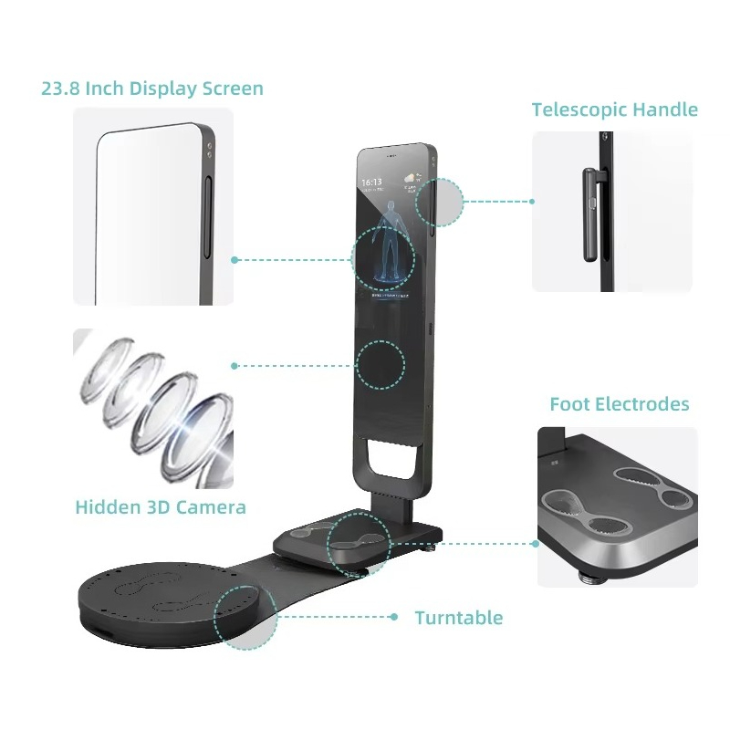 Fitness With Nutrition - Analisador de nutrição de scanner corporal