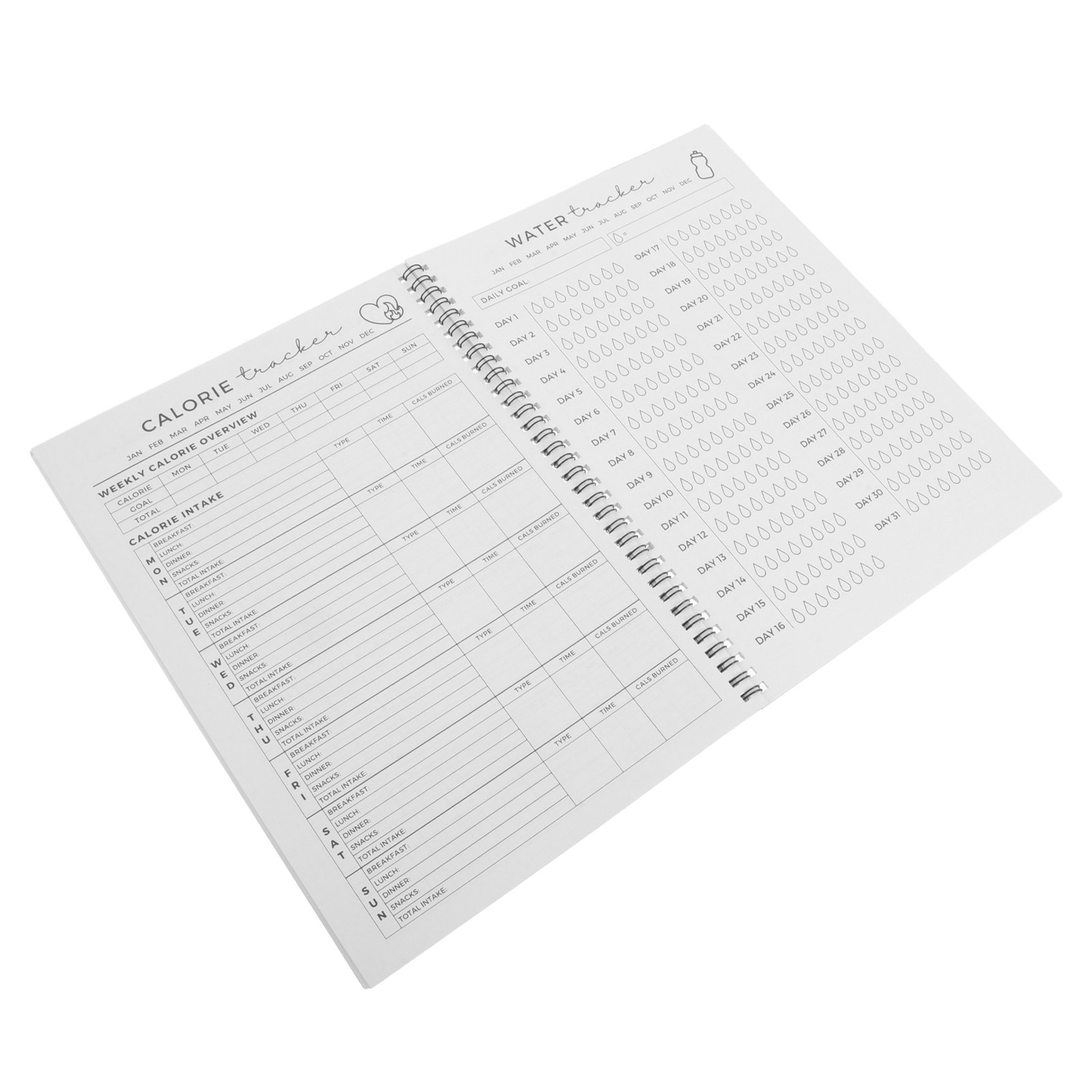 Nutrition For Fitness Books - Caderno de Registro de Fitness 11,7