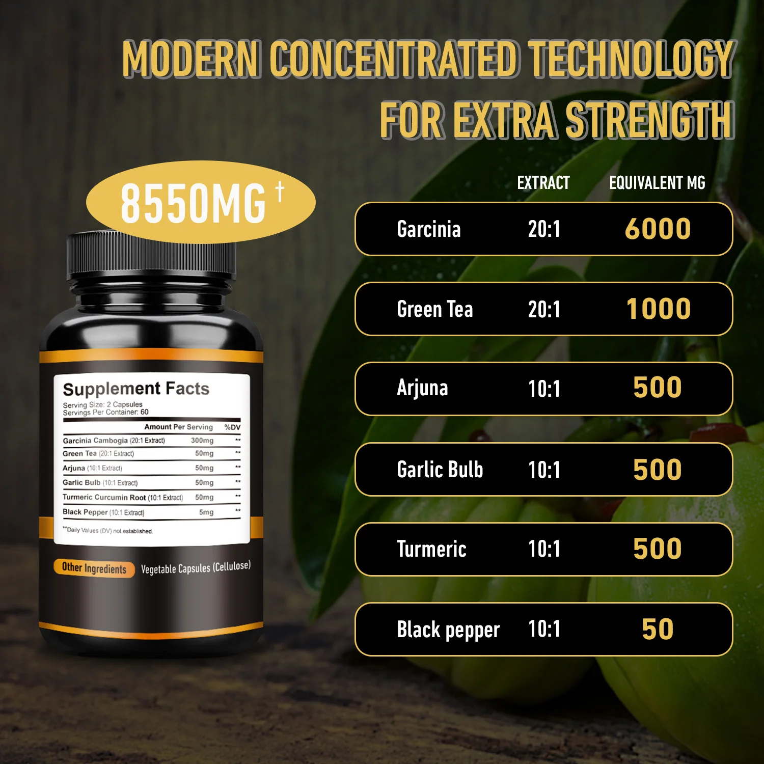 Garcinia Gengibre e Fat Burner - Garcinia Cambogia Extract avaliação e preço