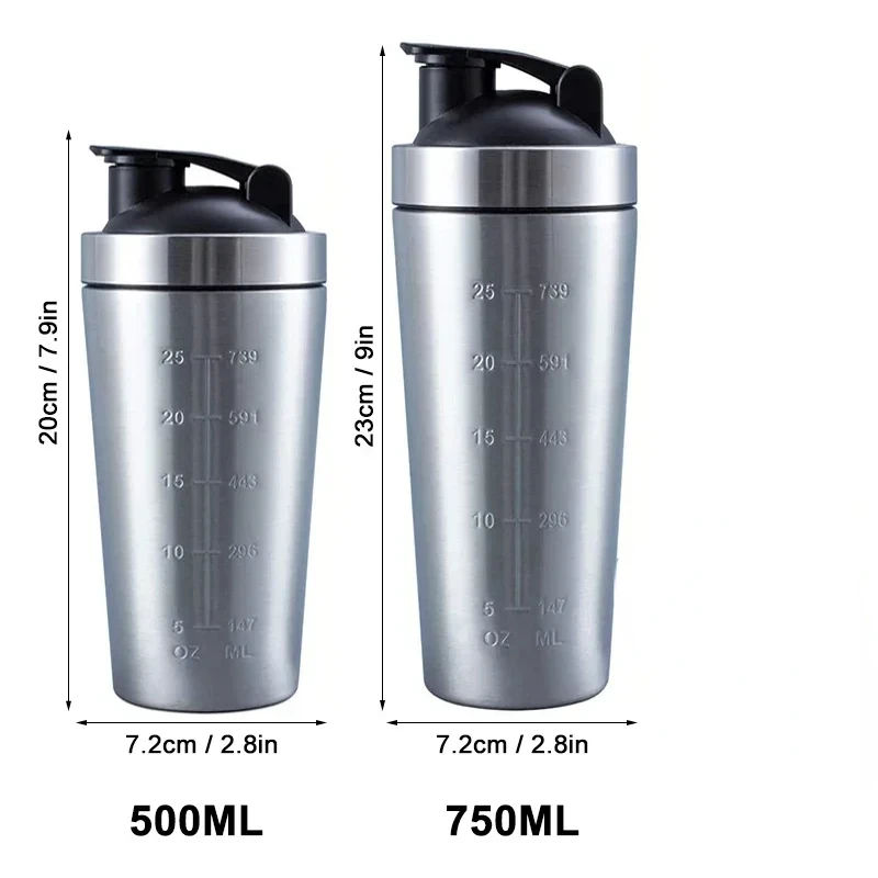 Copo de Proteína em Aço Inoxid - Fitness With Nutrition avaliação e preço