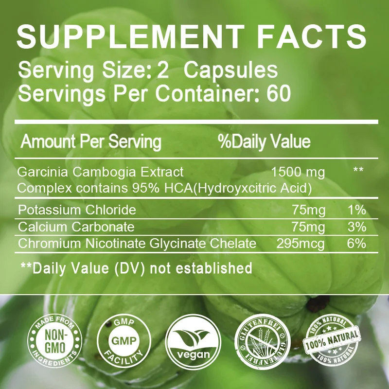 Cápsulas de Garcinia Cambogia  - Garcinia Cambogia Extract avaliação e preço